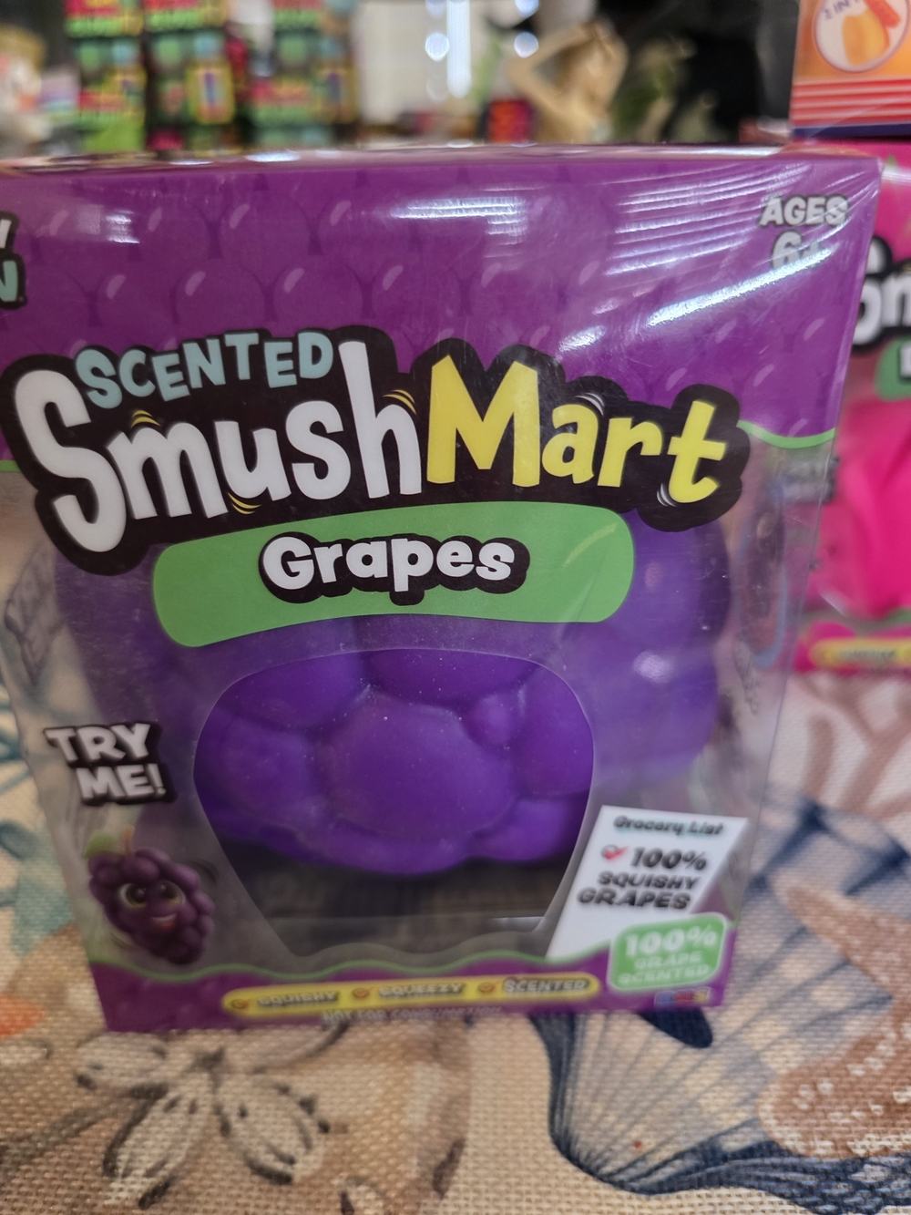 SmushMart Scented Grapes Soft Squishy - Purple